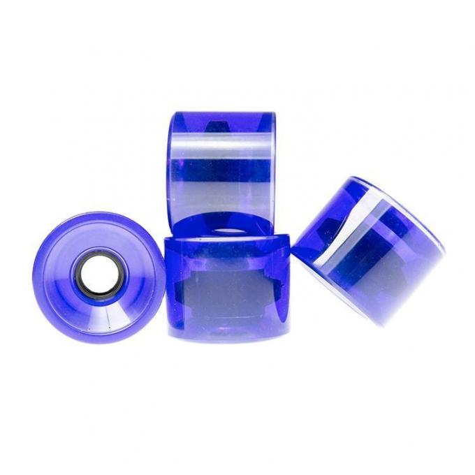 Couleur Swirl mélangée et mélangée roues de planche à roulettes en PU personnalisation de rebond élevé 0