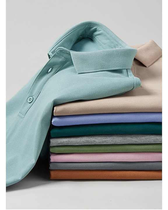 100% coton vêtements de sport de marque privée polo style T-shirt anti statique 0