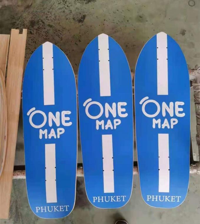 Couverture de planche de surf en fibre de verre mixte en érable personnalisable 780*245MM 0
