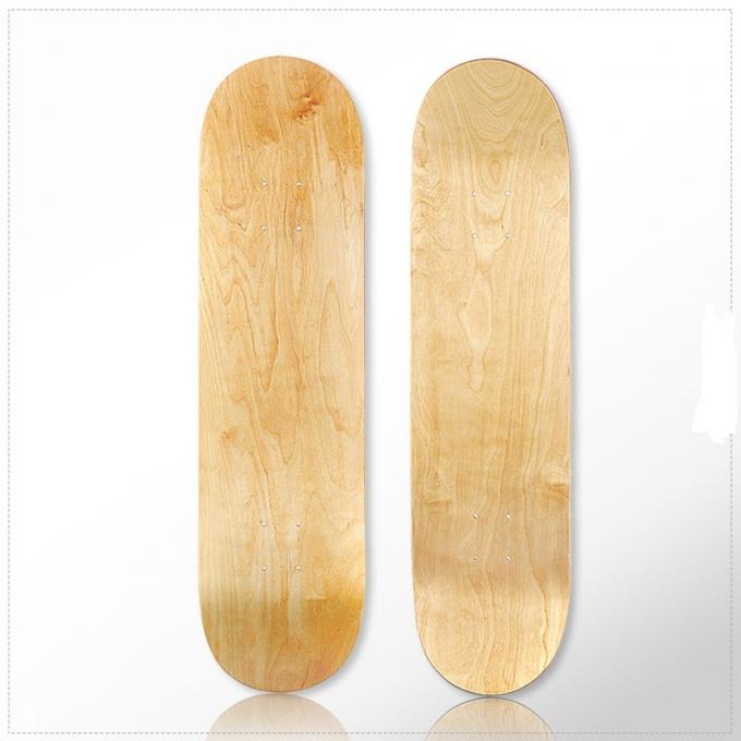 Des plans de planche à roulettes en blanc de forme personnalisée pas cher Canada Maple professionnel 0