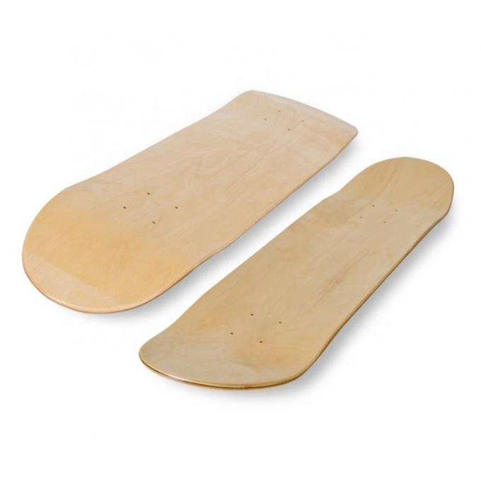 Des plans de planche à roulettes en blanc de forme personnalisée pas cher Canada Maple professionnel 2