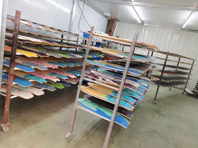 Des plans de planche à roulettes en blanc de forme personnalisée pas cher Canada Maple professionnel 6