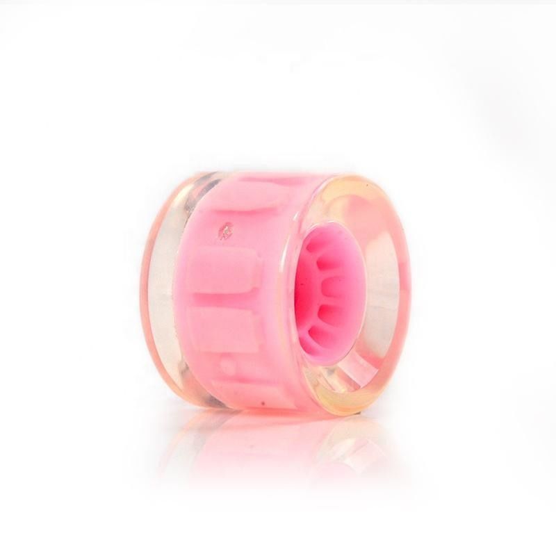 OEM Gloire dans le noir roues de planche à roulettes LED Flash Light Up Longboard roues 70mm