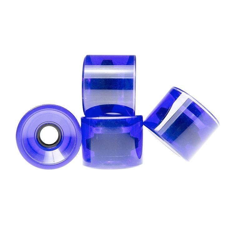 Couleur Swirl mélangée et mélangée roues de planche à roulettes en PU personnalisation de rebond élevé