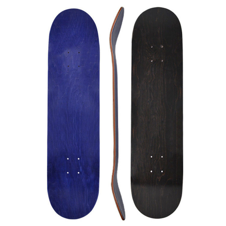 2024 usine en gros Double Kick 7 Ply Planche à roulettes en bois d'érable 8,5 pouces